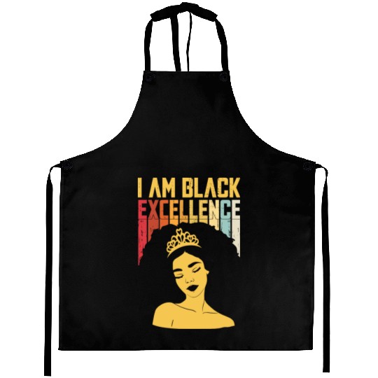 I Am Black History Month African American For Aprons