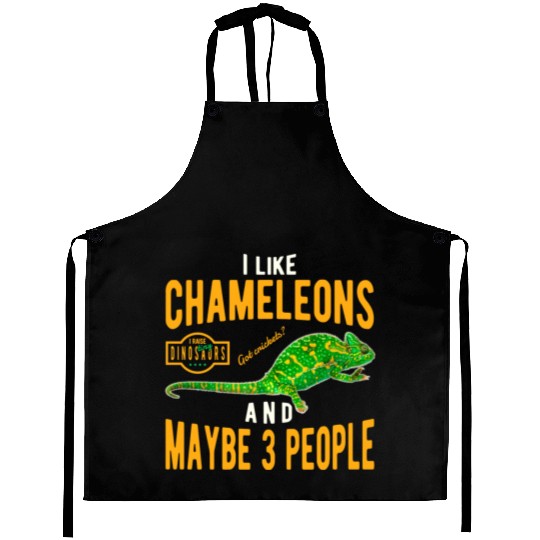 Chameleon Lizard Aprons