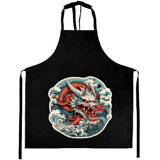 Japanese Dragon Aprons