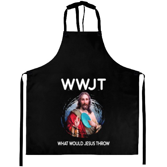 Funny Disc Golf Aprons Men Women What Would Jesus