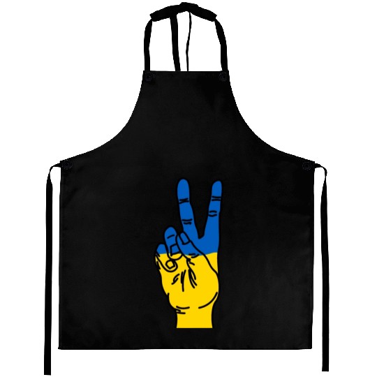 Peace for Ukraine Aprons
