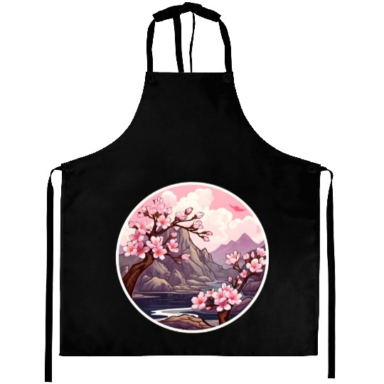 Cherry Blossom Tree Aprons