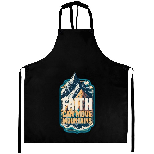 Faith Can Move Mountains with Mountain Aprons