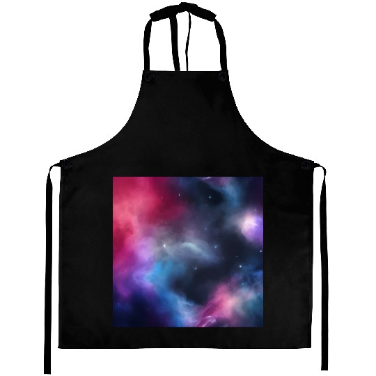 Galaxy nebula abstract design Aprons