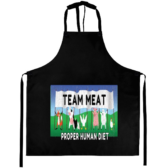 Team Meat The proper human diet Aprons