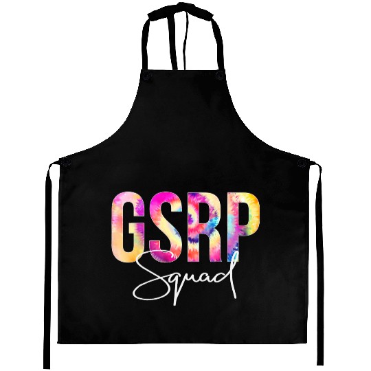 Gsrp Squad Tie Dye Back To School Women Aprons