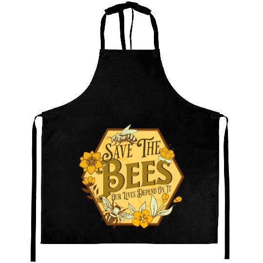 Honey Bee Beekeeping Save The Bees Aprons