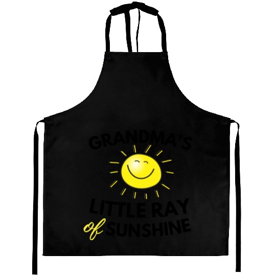 Grandma's Little Ray Of Sunshine Cute Baby Aprons