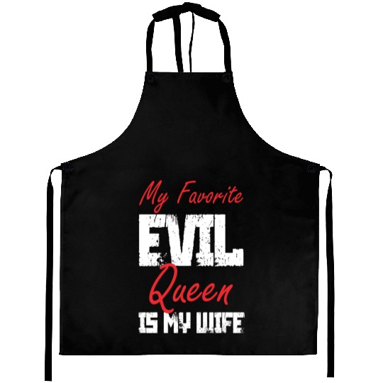 My Favorite Evil Queen Is My Wife Aprons