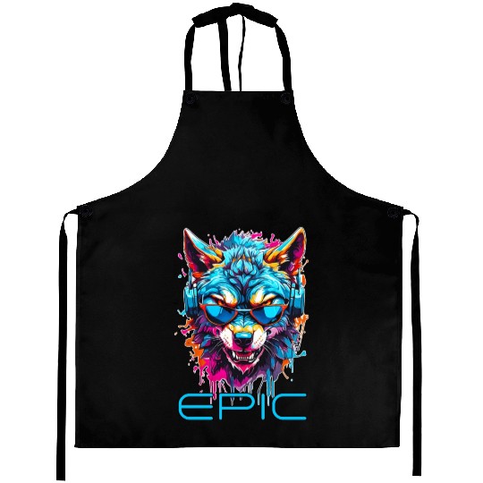 Epic Wolf Aprons