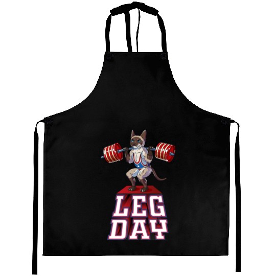 Leg Day Siamese Weight Lifting Squat Gym Aprons