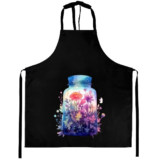 Wild Flowers Aprons Design - Funny gift
