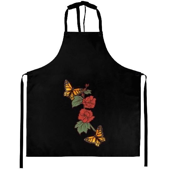 Natures Monarch Butterflies Aprons