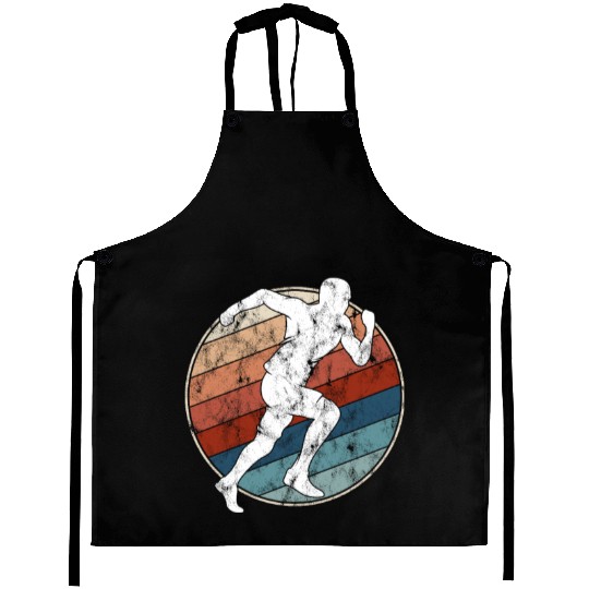 Running Retro Style Aprons