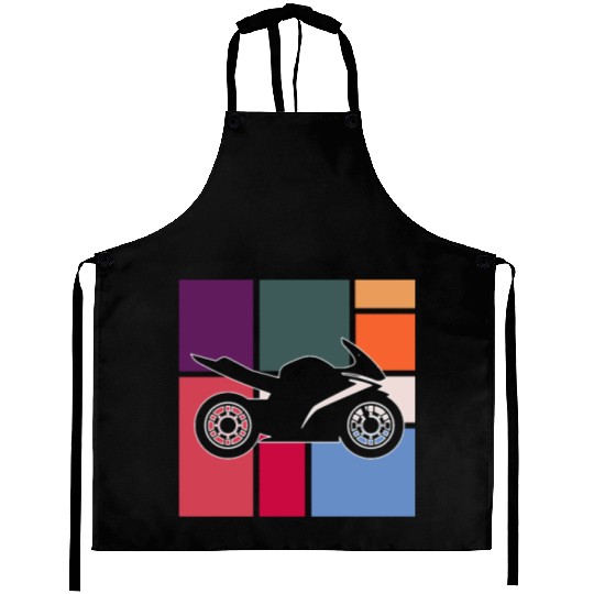 Vintage Motorcycle Racer – Retro Speed Ride Aprons