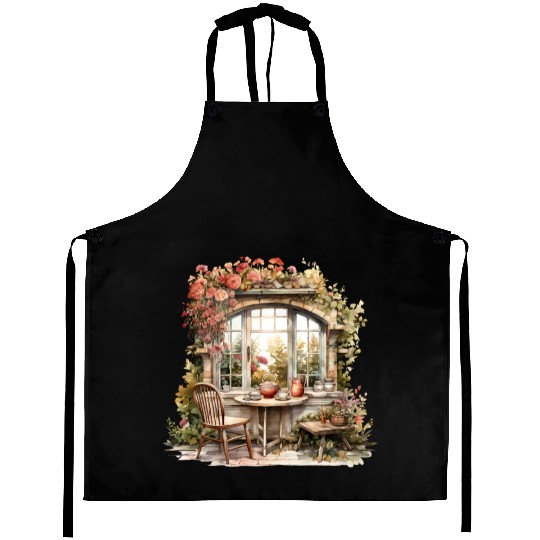 Wild Flowers Aprons Design - Funny gift