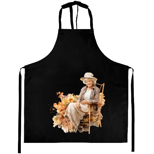 Wild Flowers Aprons Design - Funny gift