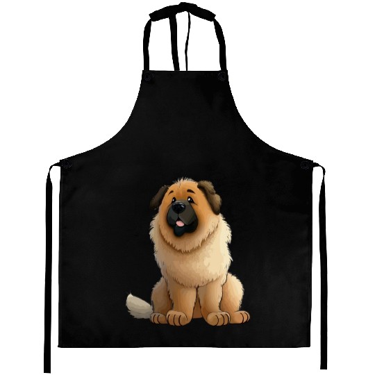 Germanic Bear Dog Pets Lover Design Aprons