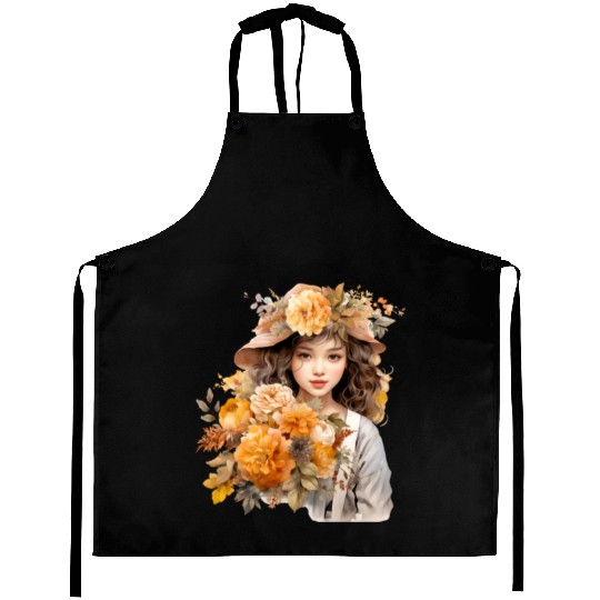 Wild Flowers Aprons Design - Funny gift