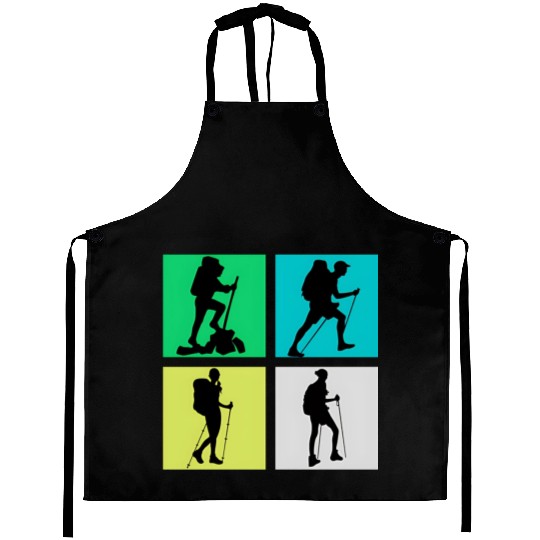 I love hiking , sports hiking lovers gift Aprons