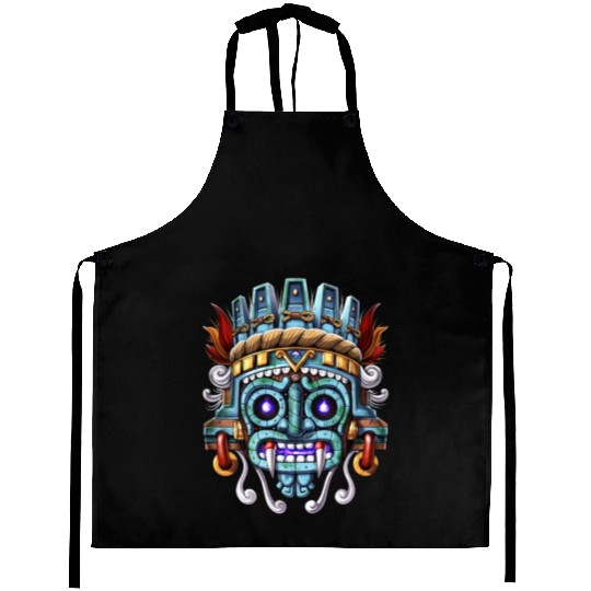 Aztec God Tlaloc Aprons