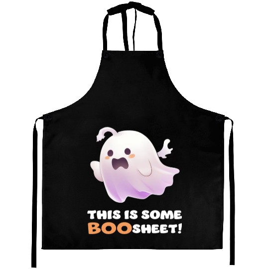 This is Some Boo Sheet Funny Halloween Ghost Gift Aprons