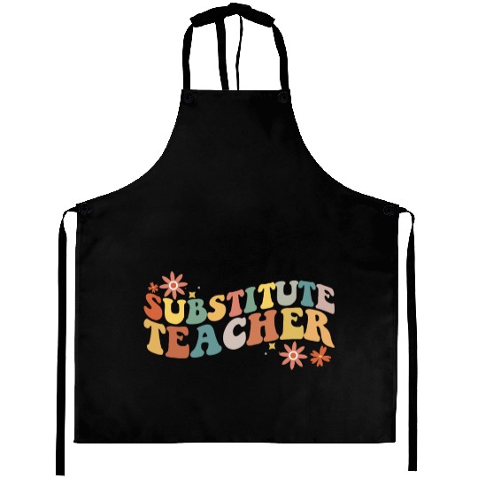 Substitute Teacher Back To School Sub Teacher Aprons