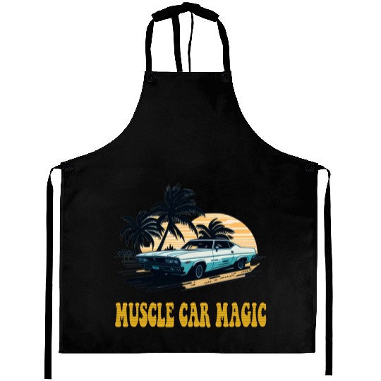 Muscle Car Magic Aprons