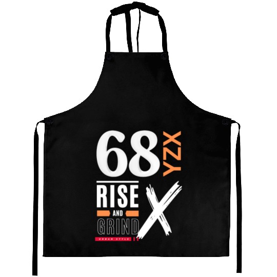 Rise and grind urban style Aprons