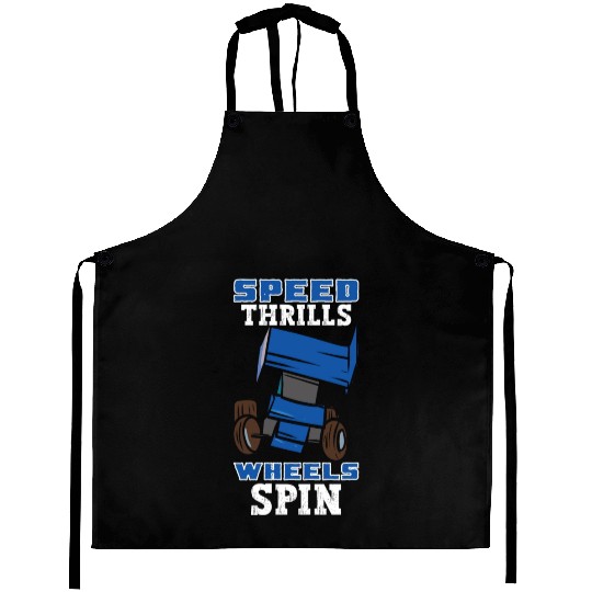Sprint Car Mom Dirt Track Racing Racing Race Day Aprons
