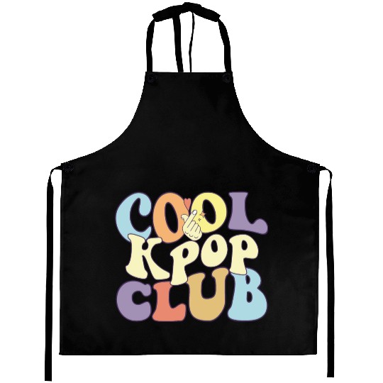 Cool Kpop Club Saranghae K-Pop Squad Korean Fan Aprons