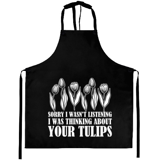 Tulip Gardening Tulips Aprons