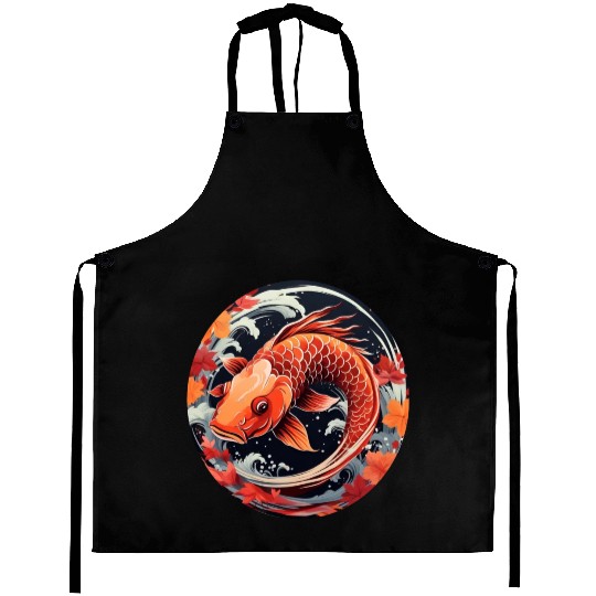 Autumnal Koi Fish at Sunset Aprons