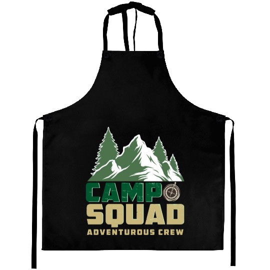 CAMP SQUAD ADVENTUROUS CREW Aprons