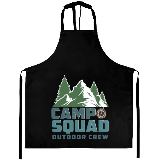CAMP SQUAD OUTDOOR CREW Aprons