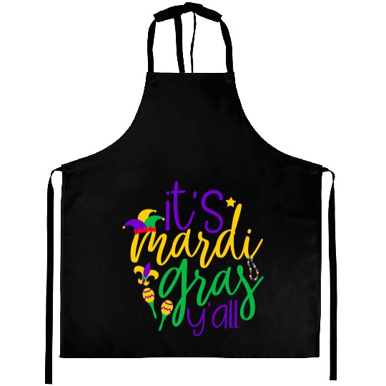 It s Mardi Gras Y all Aprons