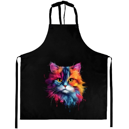 Persian Cat Living Atmosphere Aprons