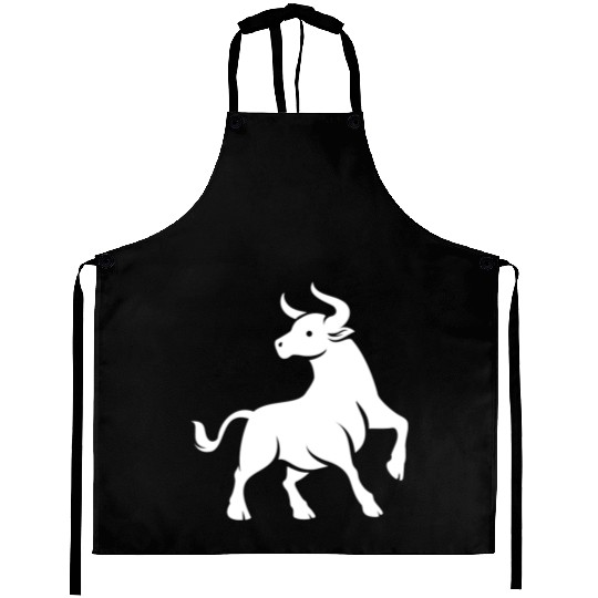 Taurus Zodiac Symbol Astrological Sign Aprons