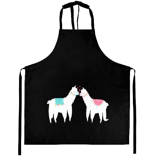 Llama Summer Wedding Anniversary Enet Aprons