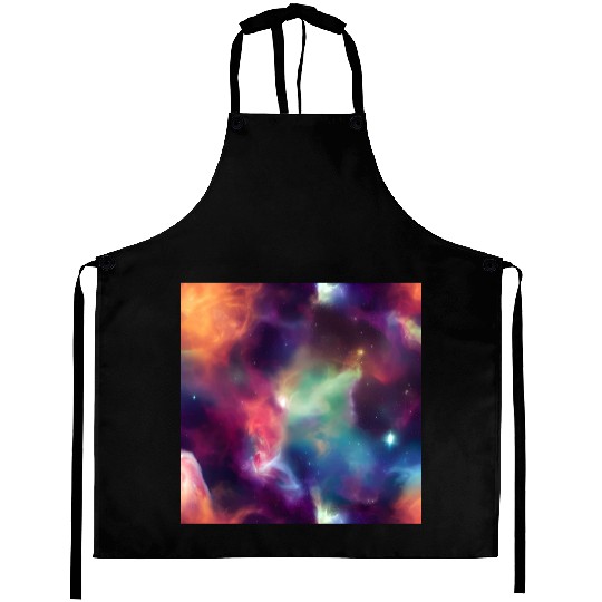 Galaxy nebula abstract design Aprons