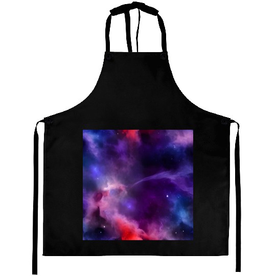 Galaxy nebula abstract design Aprons