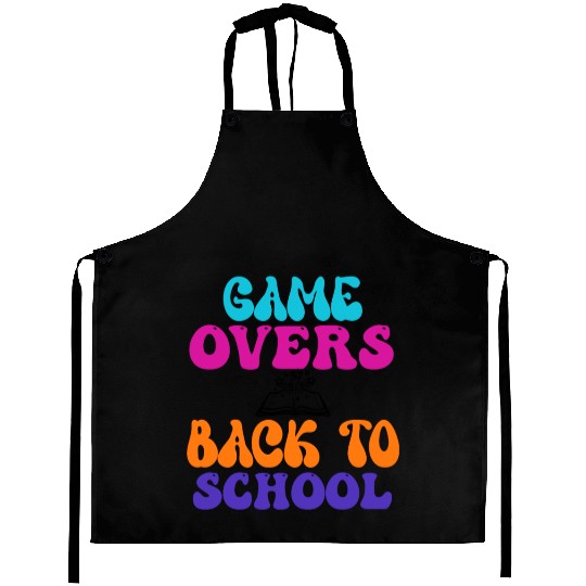game overs back to school, Super On 1st Grade Aprons