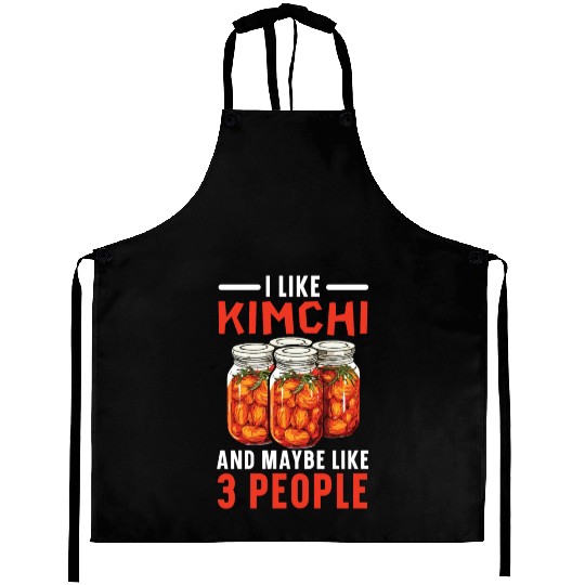 Kimchi Lover Korean Cuisine Spicy Food South Korea Aprons