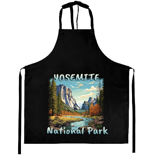 USA Yosemite National Park Sierra Nevada Colorful Aprons