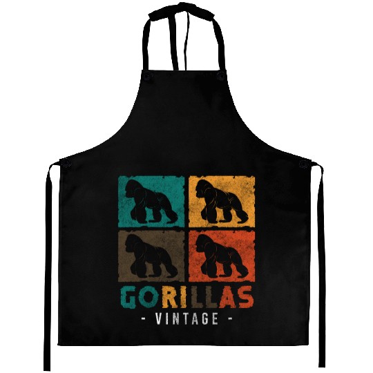 Gorilla Animal Sport Chimpanzee Aprons