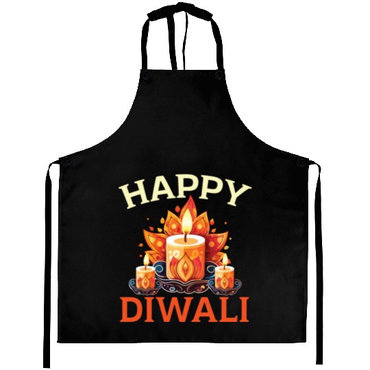 Happy Diwali Diwali Festival Indian Hindu Hinduism Aprons