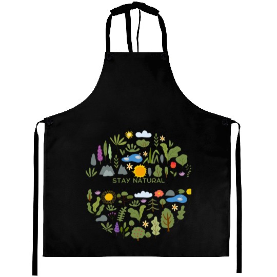 Stay natural Aprons