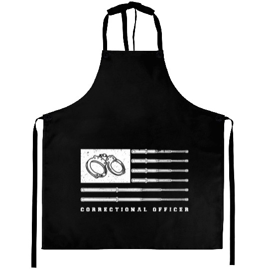 USA Flag correctional officer Aprons