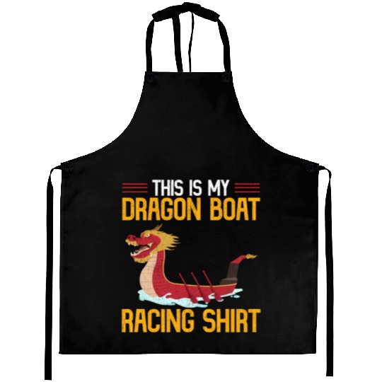 Funny This Is My Dragon Boat Racing Aprons Paddle