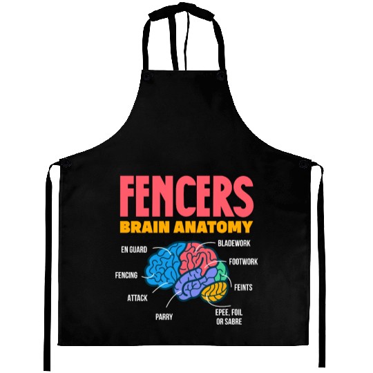 Fencers Brain Anatomy Aprons